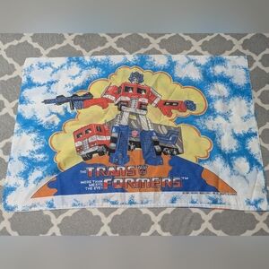 Vintage 1984 Transformers Pillowcase – G1 Optimus Prime – Hasbro Industries